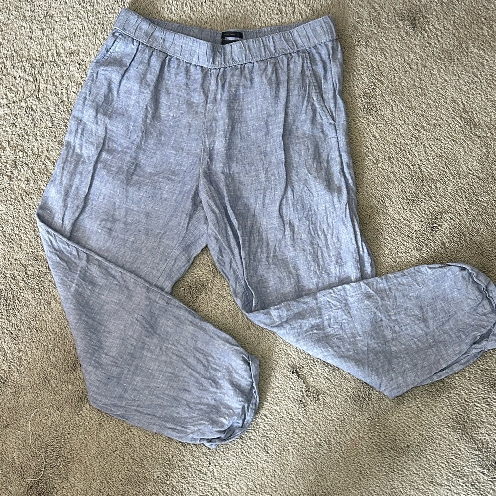 RACHEL Rachel Roy 100% Linen pants Relaxed Fit